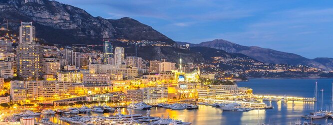 Trip Reisen Ferienhaus Monaco - Genießen Sie die Fahrt Ihres Lebens am Steuer eines feurigen Lamborghini oder rassigen Ferrari. Starten Sie Ihre Spritztour in Monaco und lassen Sie das Fürstentum unter den vielen bewundernden Blicken der Passanten hinter sich. Cruisen Sie auf den wunderschönen Küstenstraßen der Côte d’Azur und den herrlichen Panoramastraßen über und um Monaco. Erleben Sie die unbeschreibliche Erotik dieses berauschenden Fahrgefühls, spüren Sie die Power & Kraft und das satte Brummen & Vibrieren der Motoren. Erkunden Sie als Pilot oder Co-Pilot in einem dieser legendären Supersportwagen einen Abschnitt der weltberühmten Formel-1-Rennstrecke in Monaco. Nehmen Sie als Erinnerung an diese Challenge ein persönliches Video oder Zertifikat mit nach Hause. Die beliebtesten Orte für Ferien in Monaco, locken mit besten Angebote für Hotels und Ferienunterkünfte mit Werbeaktionen, Rabatten, Sonderangebote für Monaco Urlaub buchen.
